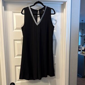 Elegant Black Sleeveless Dress